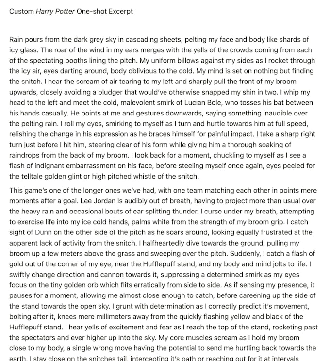 Write your dream one shot fanfic, nsfw accepted, lots of customization