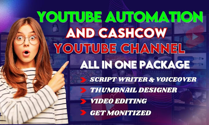 do youtube automation setup your channel, cash cow videos