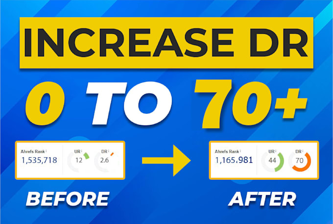 Ahrefs Dr 70 Booster Increase Your Website Domain Rating 70 Ahrefs