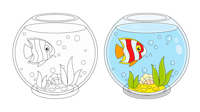 create children coloring book pages
