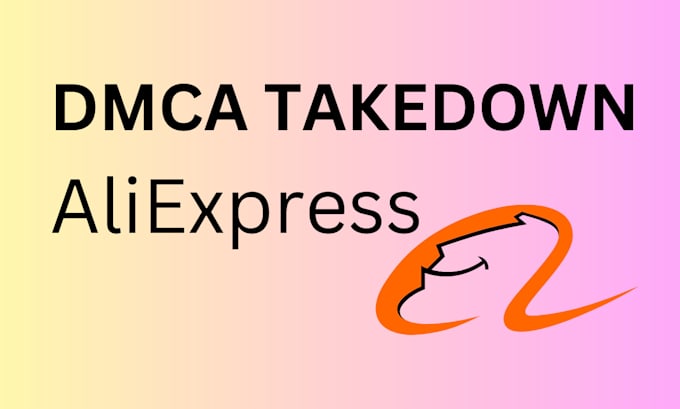 remove aliexpress and alibaba stolen product images under dmca