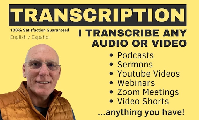 transcribe your video or audio