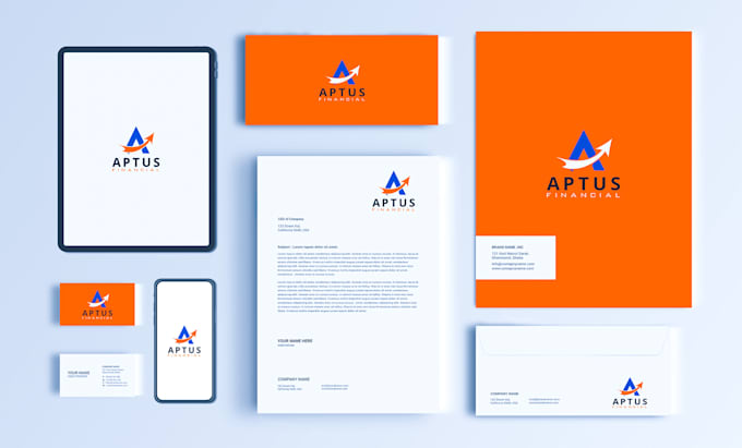 design branding stationery kit items business card letterhead envelope designs