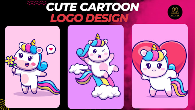Design a cute kawaii mascot cartoon logo in 6 hours by Fatieve | Fiverr