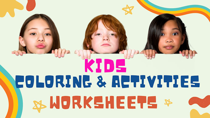 Design custom activity books and worksheets for kids by Shoaibmngla ...