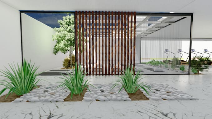 design your garden, backyard, patio, terrace 3d realistic landscape