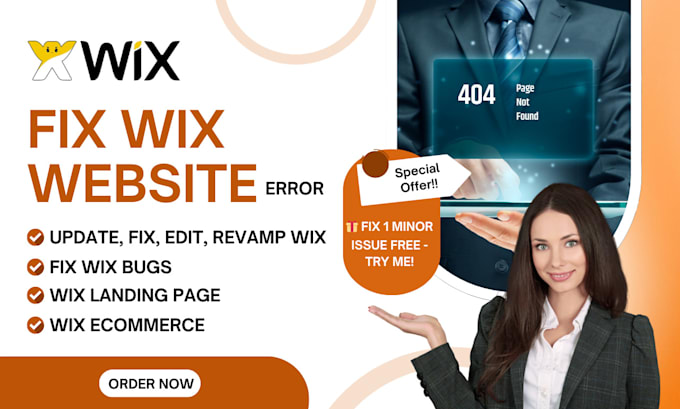 fix wix website errors and bugs quickly