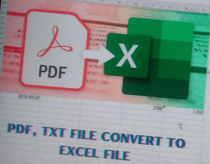 Convert pdf to excel by Joshi_savi Fiverr