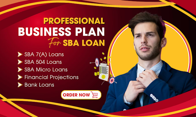 write sba business plan for loan approval with financial plan