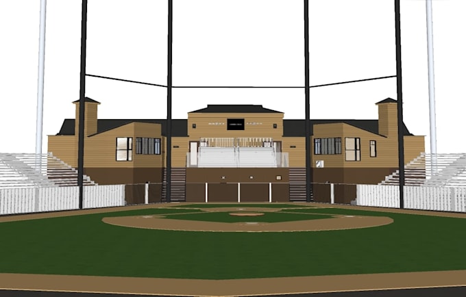 provide high quality 3d apartment, store, stadium plan