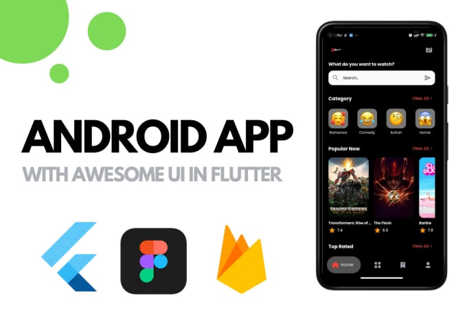 Make android app with awesome ui using flutter by Khifransyah | Fiverr