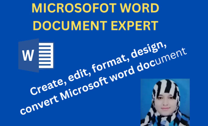 edit, format, re design and create microsoft word documents