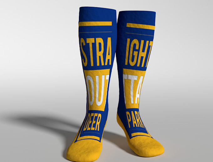 make 3d socks, 3d fashion socks, 3d animation sock,
