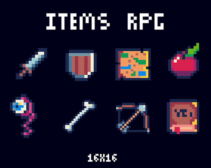 create pixelart badges or items