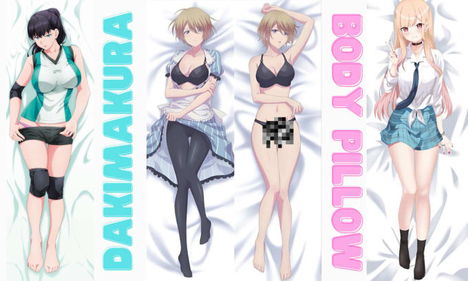 Draw Dakimakura Body Pillow Ecchi Anime Art Or Manga Fanart Style Nsfw Sfw 2433