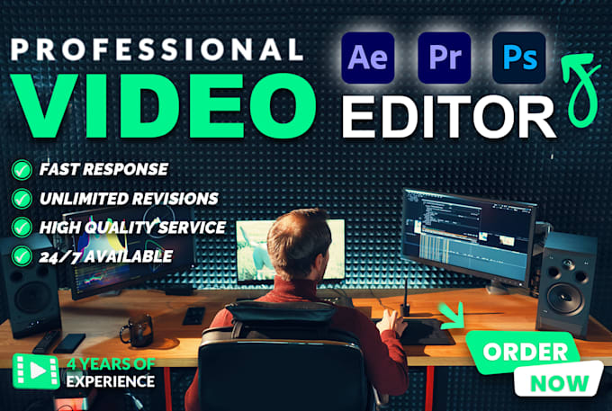 do professional video editing for youtube and facebook
