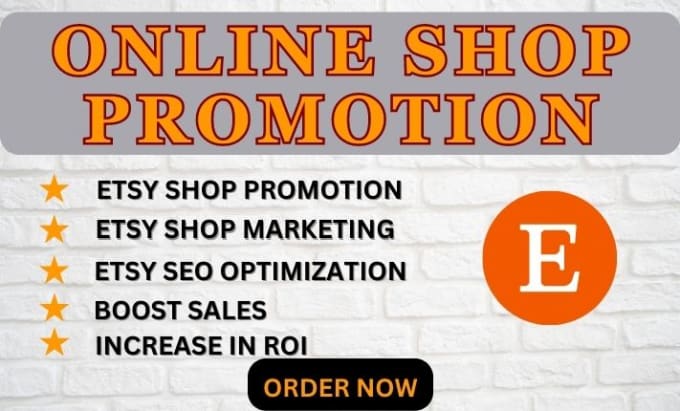 I will do etsy shop promotion and marketing to boost sales, etsy SEO and etsy traffic