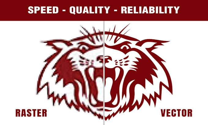 modify redraw logo image to vector, png to vector tracing