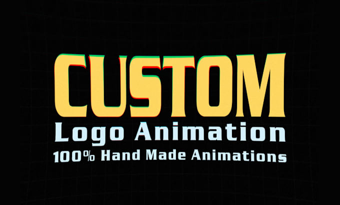 create a custom logo animation and animated intro video