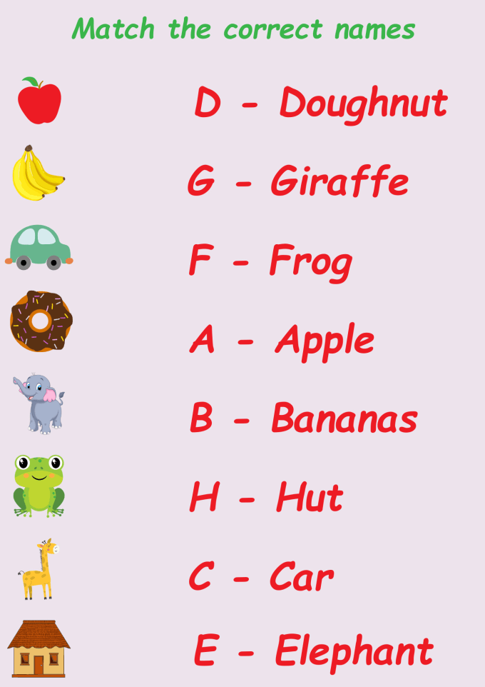 Create printable worksheets for kindergarten kids by Rushbet Fiverr