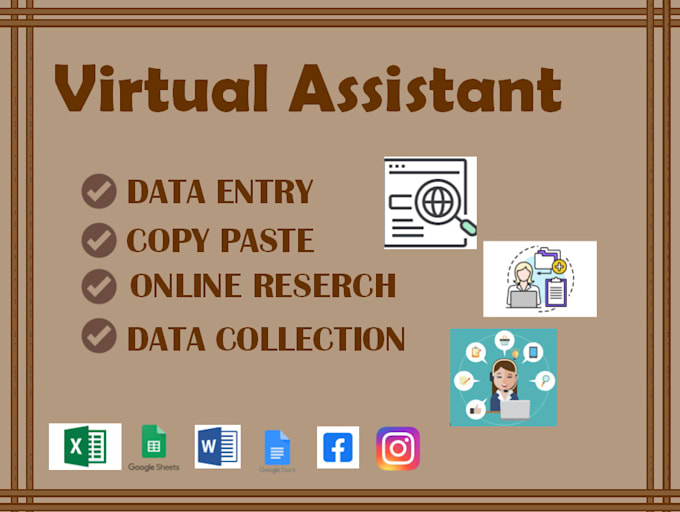 Do data entry work, copy paste, web research and typing by ...