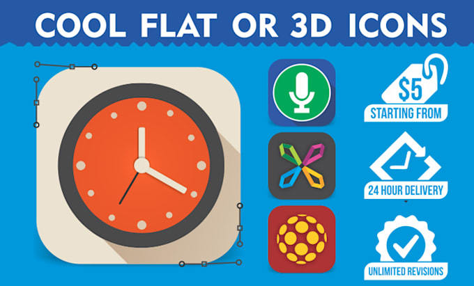 make icon for a mobile app or website
