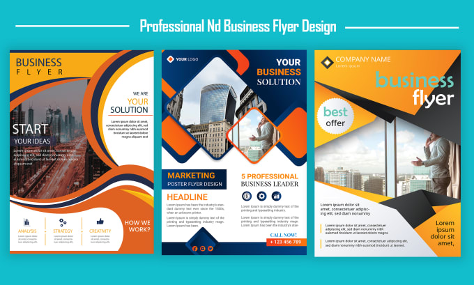 Design creative and professional flyer for your business or event by ...