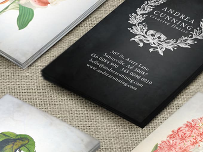 do professional business card with qr code
