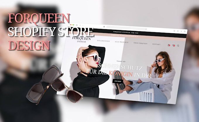 create or redesign a hebrew shopify store or website