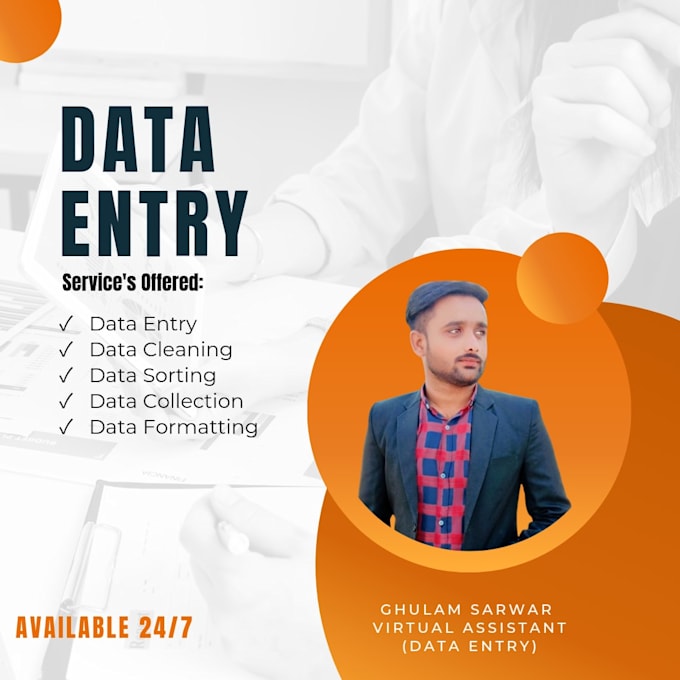 do data entry, data collection, cleaning, sorting