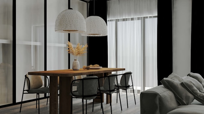 create 3d model and render realistic exterior