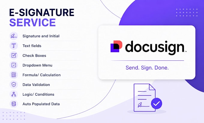 create a professional docusign template