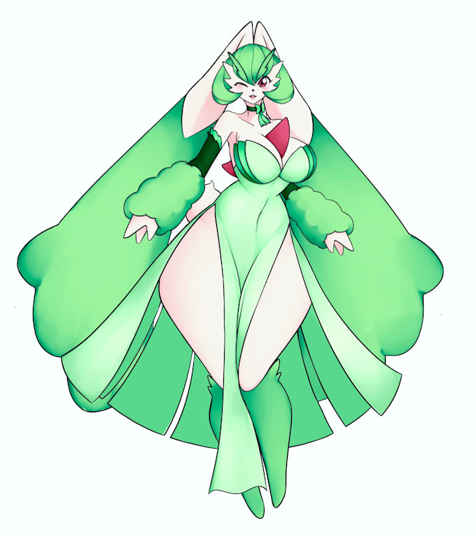draw your  anthro furry fursona pokemon character