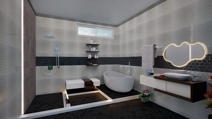 do exterior and interior design and rendering works