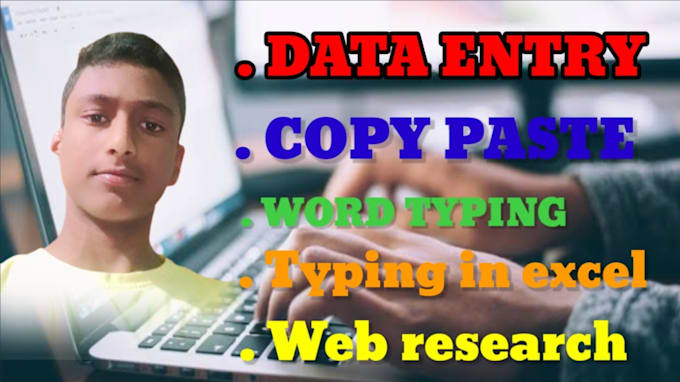 Do data entry, copy paste typing in ms excel, web research by ...