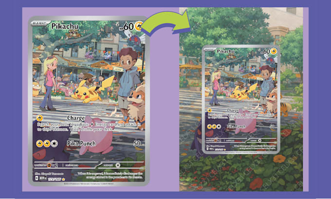 extend your pokemon cards artwork