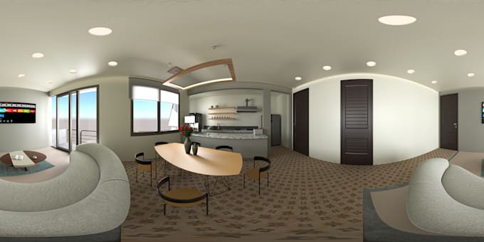 Do 360 grades interior architecture renders by Felipe_guzman_a | Fiverr
