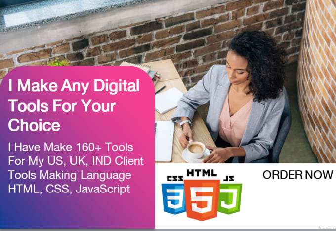 Develop customize any web tools with html, css javascript for your ...