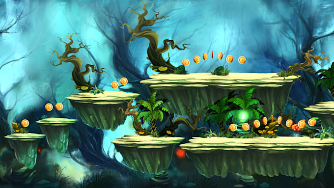 create professional animation background for games