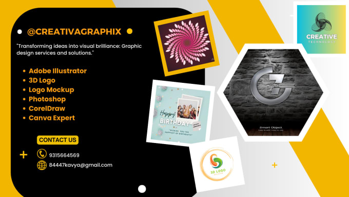Design professional business card by Creativagraphix | Fiverr