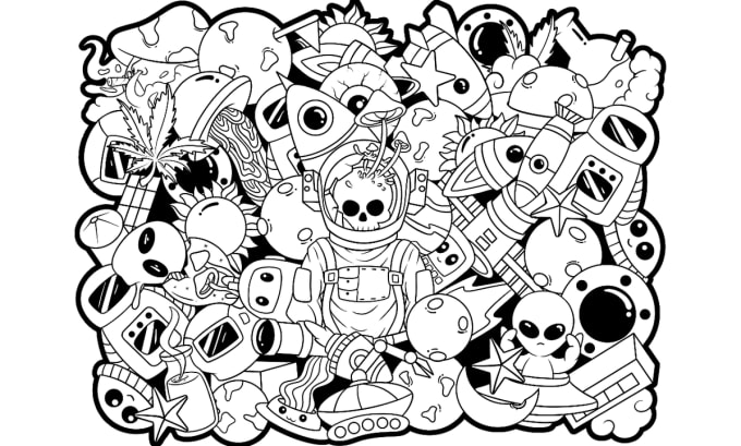 create doodle art for anything