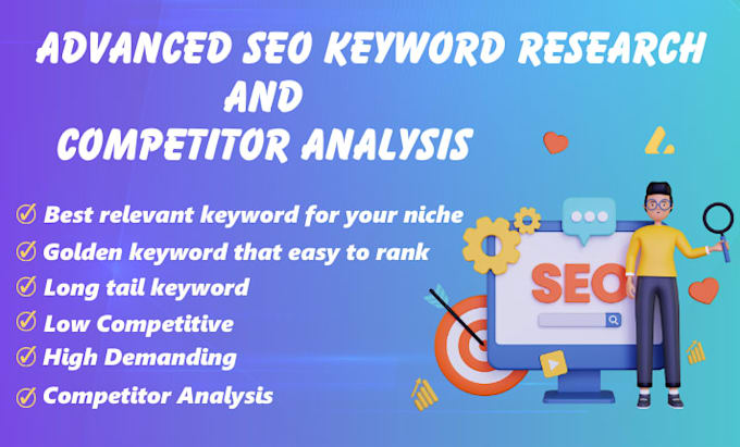 do advanced seo keyword research and competitor analysis