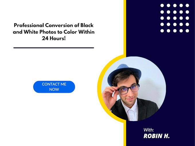 Turn your black and white photos into colour by Rweiogg Fiverr