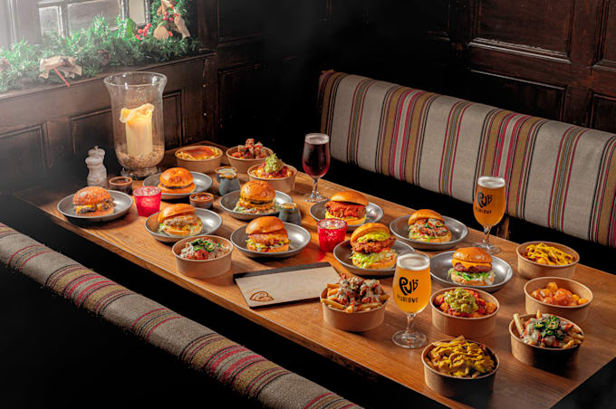 shoot professional restaurant menu, london base