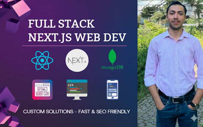 do full stack website development with nextjs