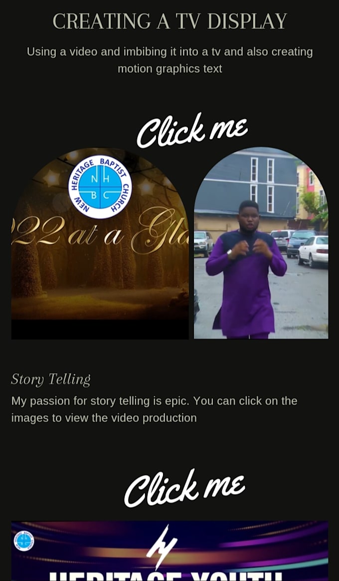 do your cinematography and video editing