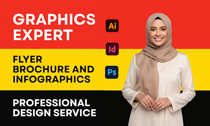 be your expert graphics designer, flyer, brochure and infographics