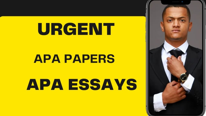 Do quality urgent apa papers, essays, essay writing by Topscriber | Fiverr