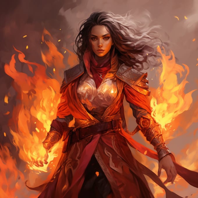 Make a dnd character art and dnd art by Takekomorika | Fiverr
