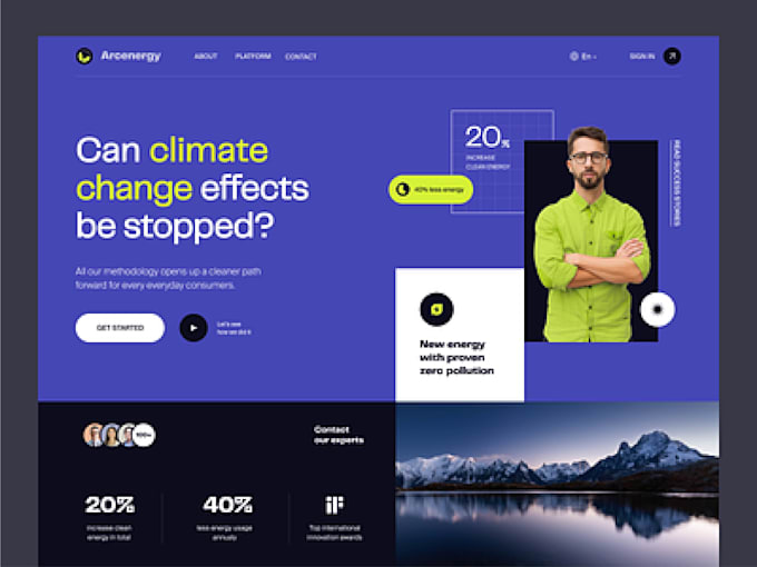design unique creative landing page,single page,one page wordpress website